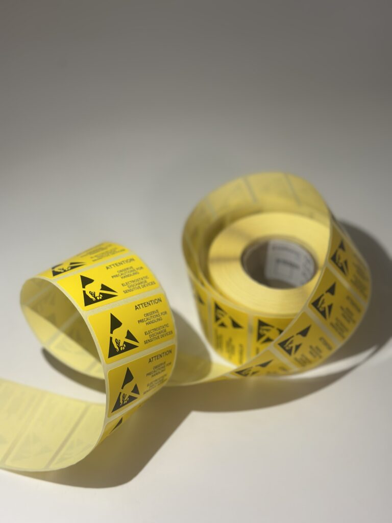 étiquette signalétique