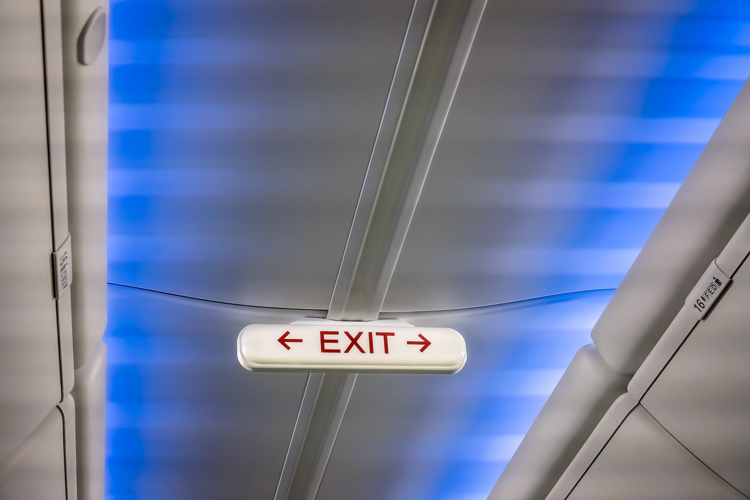 Signalétique sécuritaire électroluminescente